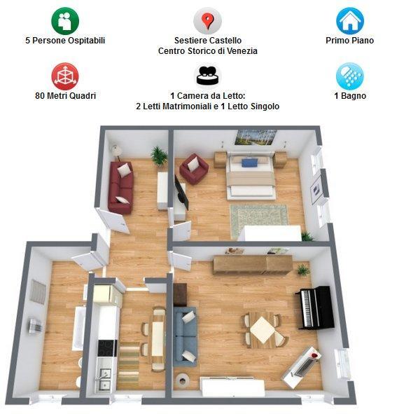 Bella Vista Apartment Βενετία Εξωτερικό φωτογραφία